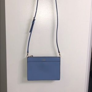 Blue Kate Spade crossbody, very cute!